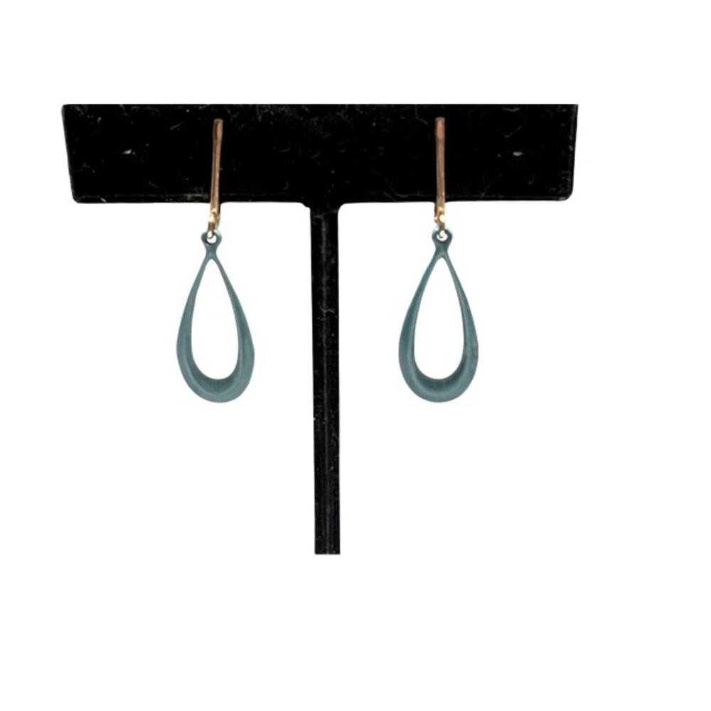 Turquoise CLIP Dangle Earrings